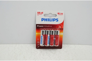 ΜΠΑΤΑΡΙA LR6 ΑΛΚΑΛΙΚΕΣ ΑΑ 4TEM PHILIPS Συσκευασία :12 0911014