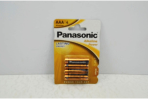 ΜΠΑΤΑΡΙΑ LR03 ΑΛΚΑΛΙΚΗ ΑΑΑ 4Τ. Panasonic Συσκευασία :12 0911051